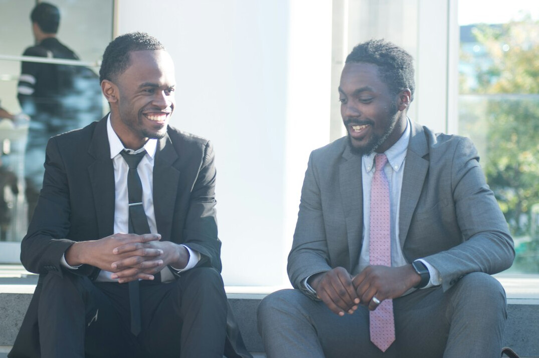 business professionals communicating