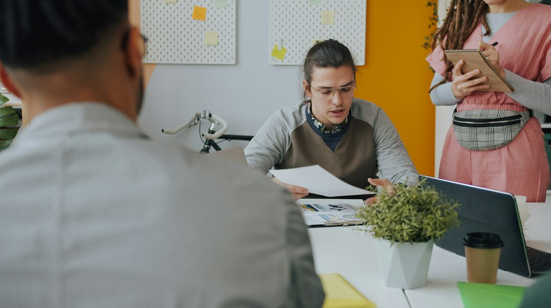 team resolving workplace conflict