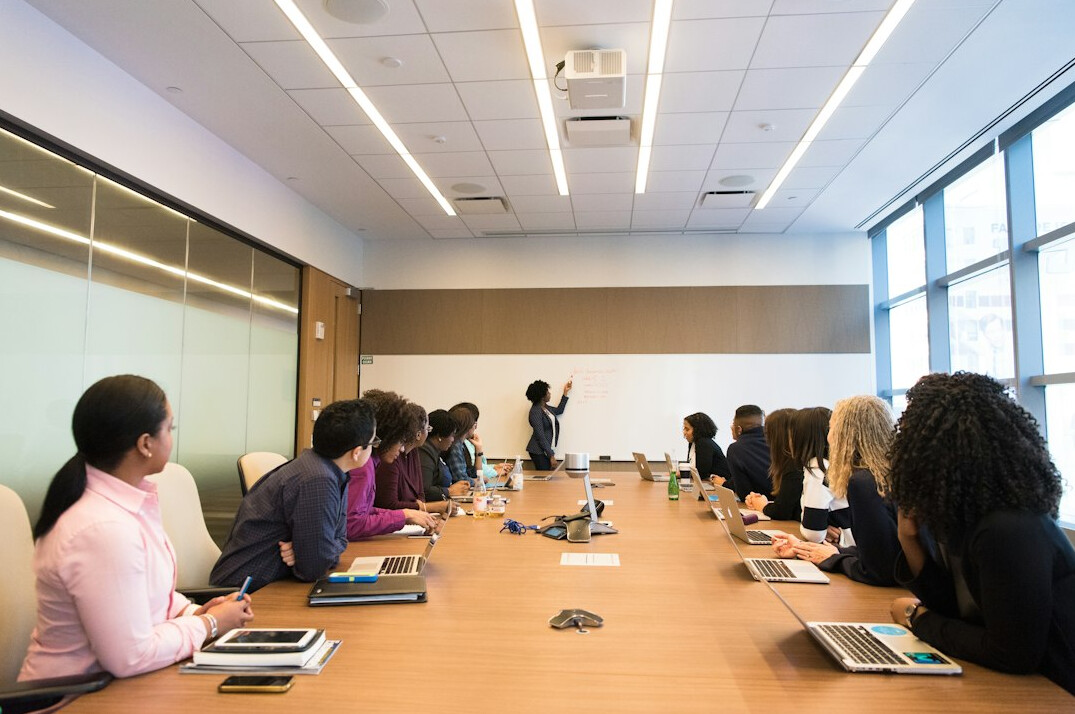 business team in meeting room